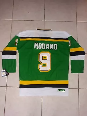 Mike Modano Minnesota North Stars Ccm Throwback Jersey. Lg. Nwt. Reduced! • $70