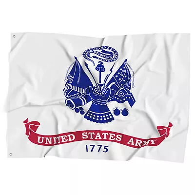 3x5' White US Army Crest Flag American USA Military Banner Polyester Flags New • $4.95