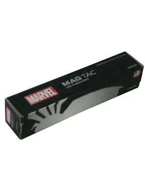 Venom Mini Maglite Mag-Tac CR123 LED Flashlight Crowned Bezel Marvel New In Box • $59.95