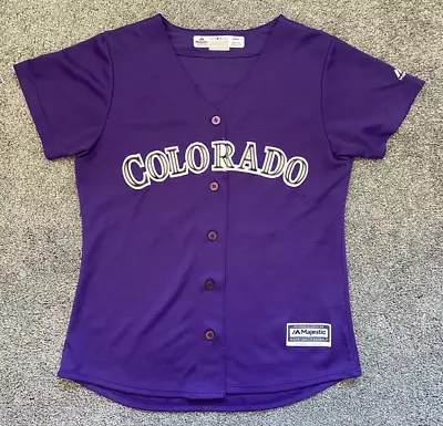 Majestic MLB Genuine Merchandise Jersey Size M Colorado Rockies #28 Arenado • $19.99