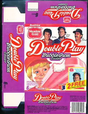 1986 Meadow Gold Double Play Bubble Gum Super Stars Series Pete Rose Box • $20