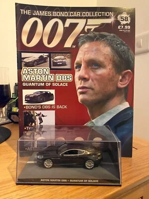 £5.99 • Buy James Bond Car Collection - #58: ASTON MARTIN DBS - (quantum Of Solace)