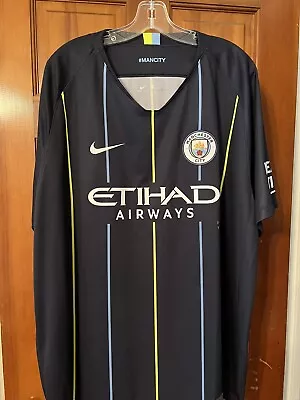 Nike Manchester City 2018/19 Away Jersey - Men 3XL - Used • $35