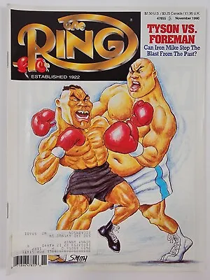 The Ring Boxing Magazine Mime Tyson  Vs. George Foreman November 1990 • $14.95