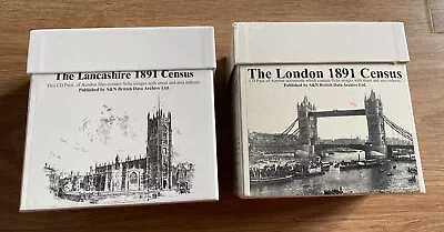 Lancashire (Sealed) & London 1891 Census CD's For Family Tree Research Geneology • £8