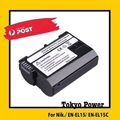 2200mAh EN-EL15 ENEL15 EN EL15 Camera Battery For Nikon D500D600D610 • $29.60