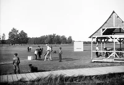 1900 Golf Links Charlevoix Michigan Vintage Photograph 13  X 19  Reprint • $19.53