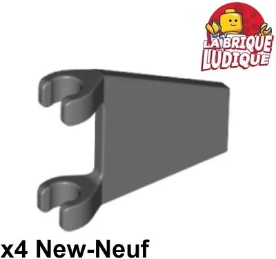 LEGO 4x Flag Trapezoid Triangle 2x2 Dark Grey/Dark B Gray 44676 New • $3.17