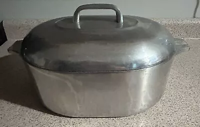 Vintage GHC Magnalite 8 Qt Roaster Dutch Oven With Lid No Trivet Made In USA • $99.95