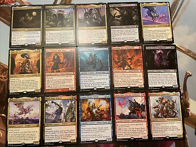 MTG *Legendary-Commander￼ Lot X15 New- Magic The Gathering: Mythic/Rare Lot TCG • $23.99