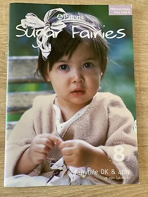 Patons Sugar Fairies Babies Knitting  Pattern Book DK & 4ply • £3.95