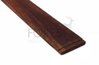 Cocobolo Guitar Fretboard Fingerboard 25.5 Inch Slotted 16   Radius • $75.48