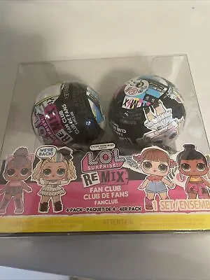 2020 LOL Surprise Remix Fan Club 4 Pack Re-Released Dolls Includes All 4 Dolls • $19.99