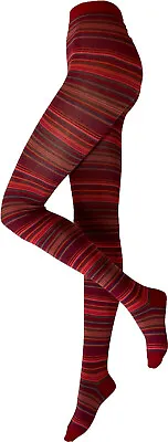 Crönert Tights Stella Cotton Colourful Stripes Various Colours 72241 • £31.70