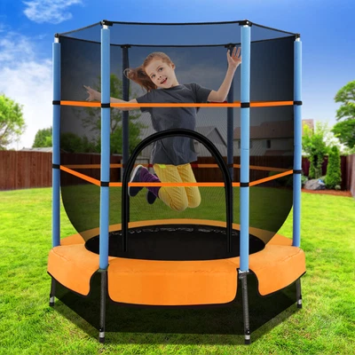 $102.30 • Buy Everfit 4.5FT Trampoline Round Trampolines Kids Enclosure Outdoor Indoor Gift