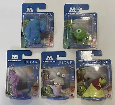 Pixar Monsters Inc Mattel Mini Figures Set Of 5 Randall Boo Sulley Mike & Roz • $9.99