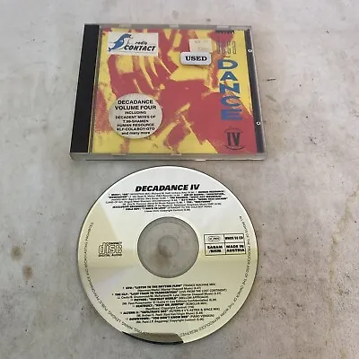 Decadance Vol 4 By Various CD 1991 Who's That Beat? Radio Contact Hype Sticker • $19.99