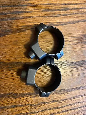 Leupold All Steel Medium 1  QR  QUICK RELEASE Rings Matte • $18.50