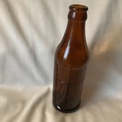 Antique Vintage Upside Down CERTO Brown Glass Medicine Bottle • $15
