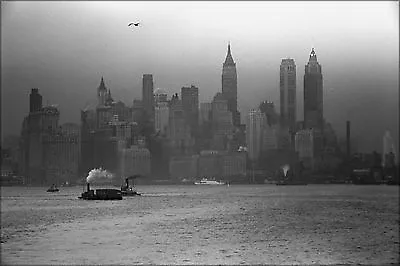 Poster Many Sizes; Lower Manhattan Seen From The S.S. Coamo Leaving New York 19 • $24.03