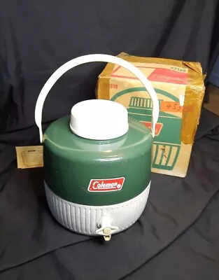 $17.99 • Buy Vintage Coleman 5501B700 One Gallon Green Jug W/Original Box