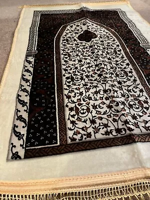 Extra Cushioned Prayer Mats Thick Padded Muslim Janamaz Non Slip 80 X 120cm • £13.50