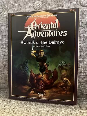 AD&D Oriental Adventures Swords Of The Daimyo TSR 9164 OA1 Dungeons And Dragons • $29.99