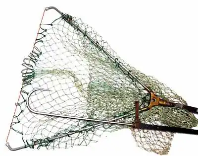 £99 • Buy Hardy Vintage Extending Salmon Gaff & Sharpes Aquarex Folding Net