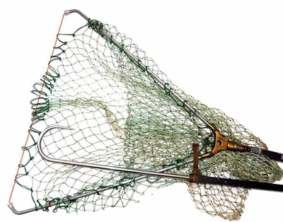 £99 • Buy Hardy Vintage Extending Salmon Gaff & Sharpes Aquarex Folding Net