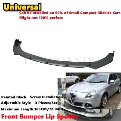 Universal Adjustab Front Bumper Lip Splitter For ALFA ROMEO Giulietta 159 Spider • $65.99