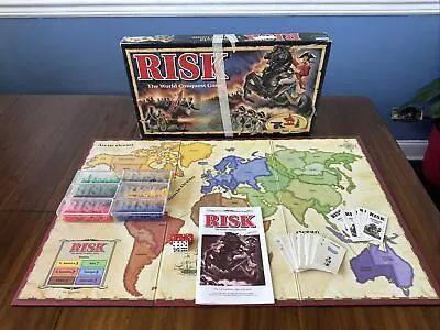 1993 Risk The World Conquest Board Game Complete Parker Brothers • $11.99