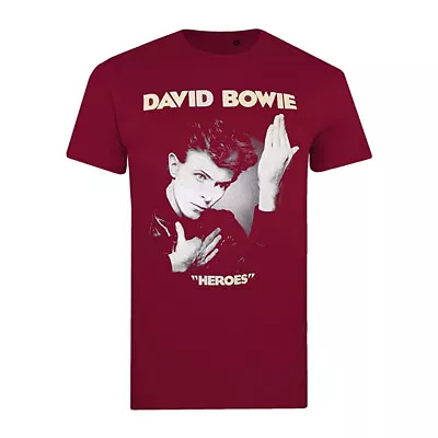 David Bowie Mens We Can Be Heroes Just For One Day T-Shirt (TV1290) • $29.12