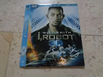 SLIPCOVER ONLY For I ROBOT 3D With Will Smith Blu-ray **no Movie** • £9.72