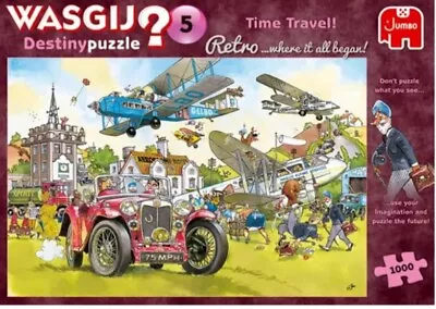 Wasgij - Time Travel ! - Destiny No. 5 - 1000 Piece Jigsaw Puzzle • £4