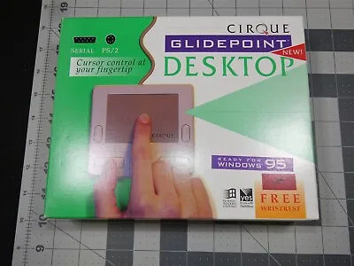 Cirque Glidepoint Desktop Trackpad Mouse Combo No Software Or Wristrest GDB220 • $14.99