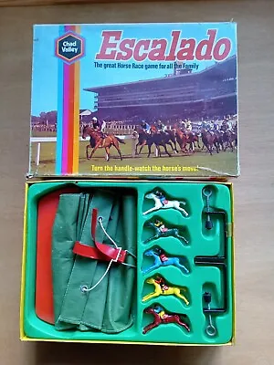 Vintage 1970s Escalado Chad Valley Racing Set With Lead Horses  • £20