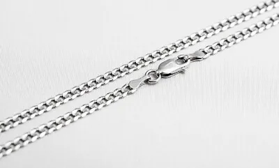 Solid 10k White Gold Men's Women 4MM-6MM Cuban Link Chain Necklace 16  30  • $323.82