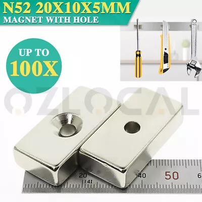 N52 Cuboid Neodymium Magnets Block Super Strong Super Strong Rare Earth Magnet • $12.59