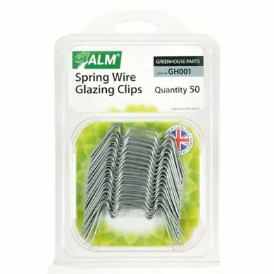 ALM GH001 Glazing Clips - 50 Count • £8.49