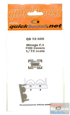 QBT72608 1:72 Quickboost Mirage F.1 FOD Covers (SPH Kit) • $12.69