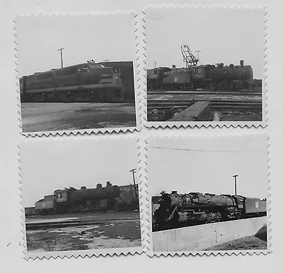 8 Old Soo Line Railroad Shoreham Yards Minneapolis Steam & Diesel Engine Photos • $34.99