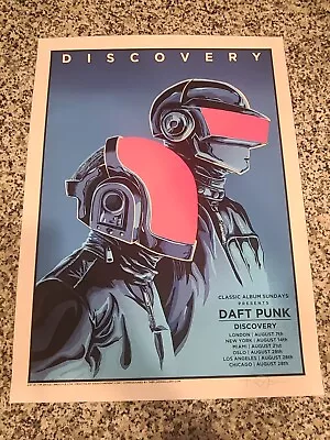 $175 • Buy Daft Punk Discovery Concert Show Band Gig Tour Poster Art Print Mondo Tim Doyle