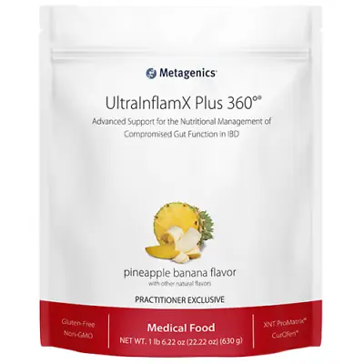 Metagenics UltraInflamX Plus 360 (Pineapple Banana) 22.22 Oz Exp 01/26 • $83