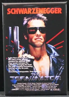 The Terminator Movie Poster 2  X 3  Fridge / Locker Magnet.  • $6.39