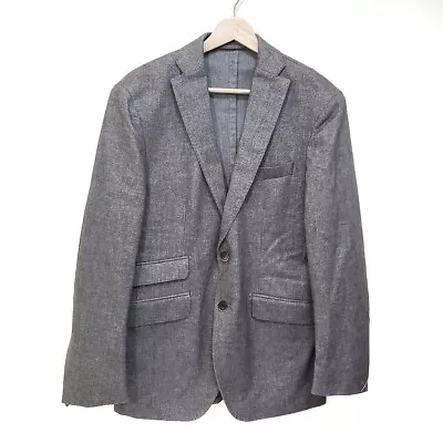 Auth Hackett - Gray Beige Cotton Polyurethane Men's Jacket • $87