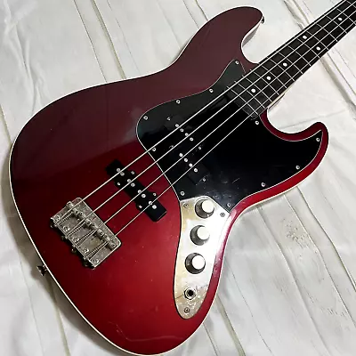 Fender AJB Aerodyne Jazz Bass 2012 Old Candy Apple Red Made In Japan Used • $1075.83