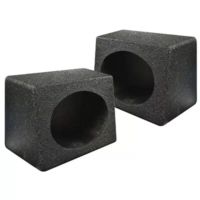 2 X Qpower Qbomb 6×9  Wedge Style Sealed Empty Speaker Box Enclosures Bed Liner • $34.50