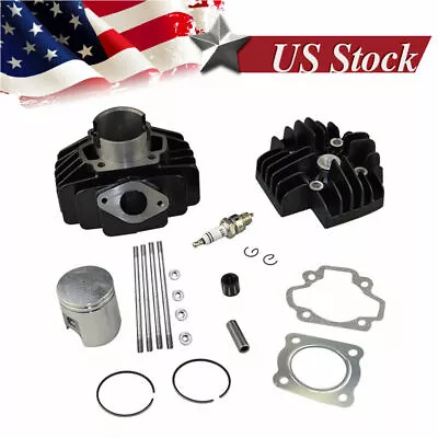 For Yamaha PW50 60CC Big Bore Kit Cylinder Piston Ring Top End Rebuild 1981-2019 • $56.93