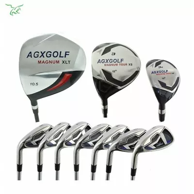 AGXGOLF MEN'S LEFT Or RIGHT HAND GOLF SET WDRIVER 3WD 3HY+5-9 IRONS+PW SW PT • $543.42