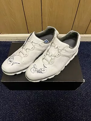 Ian Poulter Signed Footjoy Pro SL Golf Shoes Match Worn • $309.59